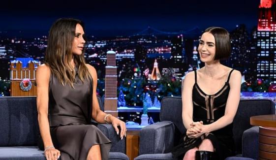 Lily Collins makes honest confession to Victoria Beckham on first meeting