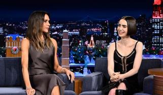 Lily Collins makes honest confession to Victoria Beckham on first meeting