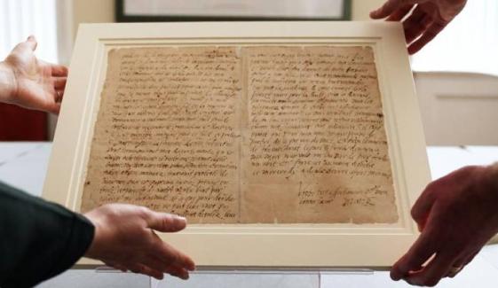 Mary Queen of Scots’ final letter returns to public view at Perth Museum