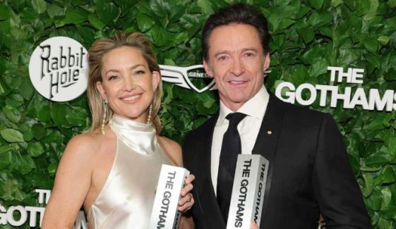 Kate Hudson drops glimpses of 'Song Sung Blue' premiere with Hugh Jackman