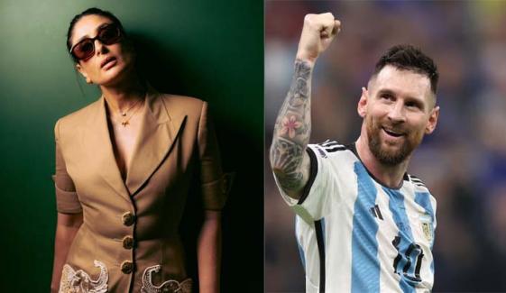 Kareena Kapoor, Taimur and Jeh meet Messi in Mumbai during GOAT Tour India