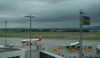 Manchester Airport disrupted as flights face delays amid heavy rain, repairs