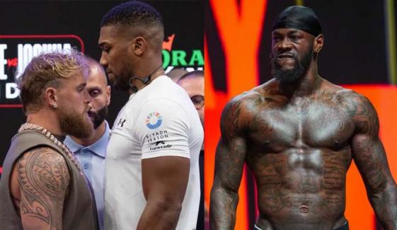 Jake Paul warns to sue Deontay Wilder over ‘scripted’ Joshua fight claims