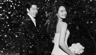 Kim Woo-bin, Shin Min-ah beam in first wedding snap as newlyweds