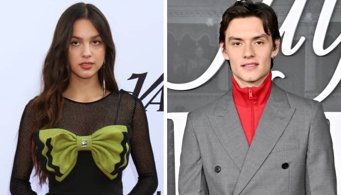 Olivia Rodrigo bursts into tears as she speaks on Louis Partridge split