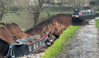 Major incident declared in Whitchurch after sudden canal collapse