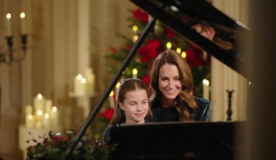Kate Middleton drops adorable clip playing melodious piano duet with Charlotte