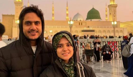 Rabya Kulsoom celebrates husband’s birthday in holy city of Madinah