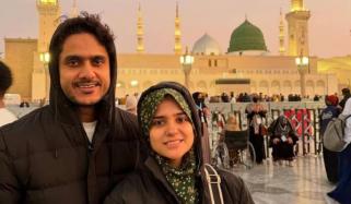 Rabya Kulsoom celebrates husband’s birthday in holy city of Madinah