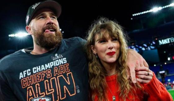 Taylor Swift’s fiancé Travis Kelce breaks silence on retirement rumours