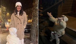 Priyanka Chopra treats fans to daughter Malti’s adorable snowy moments
