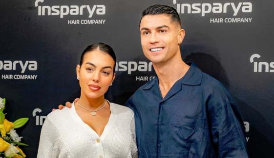 Cristiano Ronaldo ends year on ‘special moment’ with fiancée Georgina