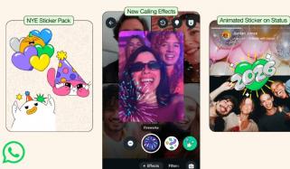 WhatsApp rings in New Year with festive fireworks, stickers 