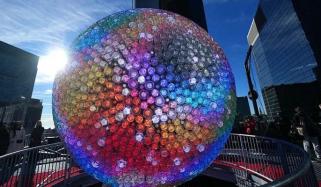 Times Square unveils biggest New Year’s eve ball in history