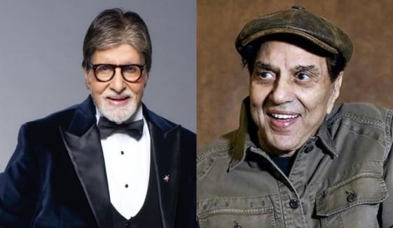 Amitabh Bachchan remembers late co-star Dharmendra after 'Ikkis' premiere 