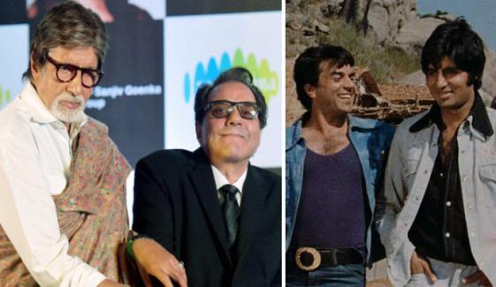 Amitabh Bachchan recalls iconic ‘Sholay’ moment with late costar Dharmendra