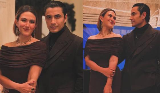 Ali Zafar celebrates new year with wife Ayesha Fazli