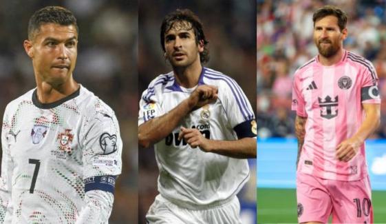 Cristiano Ronaldo falls behind Messi in Raúl’s all-time football rankings