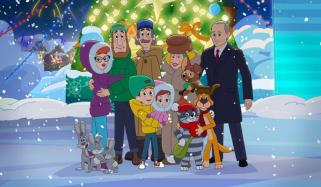 Putin joins talking cat and dog in Russian cartoon for New Year message