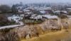 Clifftop homes in UK collapse risk increases with Storm Goretti
