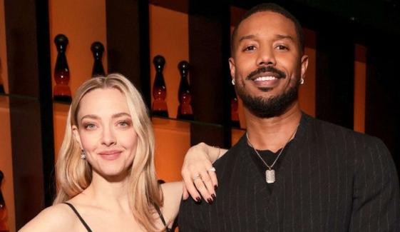 Amanda Seyfried, Michael B. Jordan recreate nostalgic moment at Palm Springs
