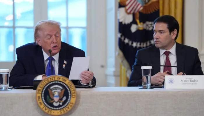 Rubio Note Marco Rubio's private note gets exposed by Trump at oil executives' meeting