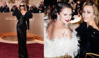 Miley Cyrus stuns at Golden Globes 2026 red carpet, reunites with Selena Gomez