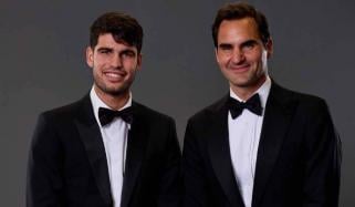 Roger Federer cheers Carlos Alcaraz’s historic Grand Slam dream