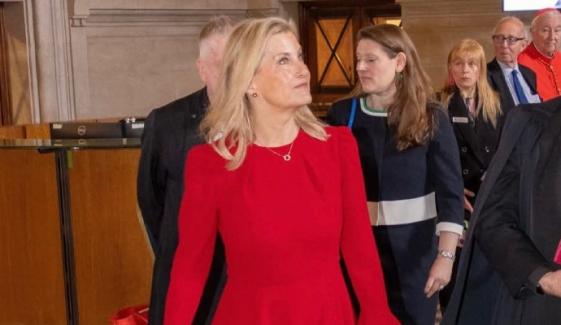 Duchess Sophie radiates glow in red at UN General Assembly’s 80th anniversary