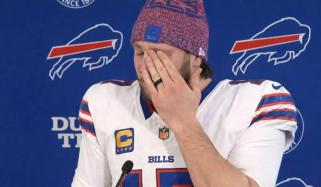 Josh Allen bursts into tears after Bills’ seventh straight playoff exit 