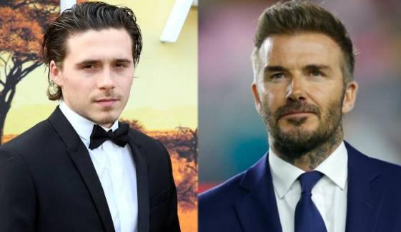 David Beckham stays silent in first public appearance after Brooklyn’s explosive rants