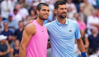 Djokovic jokes about ‘copyright’ with Alcaraz after Spaniard’s serve change