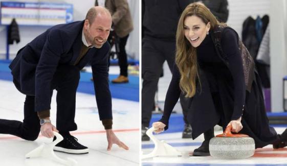 Prince William, Princess Kate’s cheeky curling game face-off swoons fans
