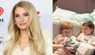Meghan Trainor reveals her sons' excitement on new baby sister Mikey