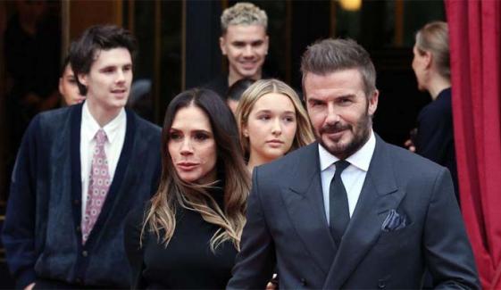 Victoria and David Beckham spotted at Paris Fashion Week amid family drama