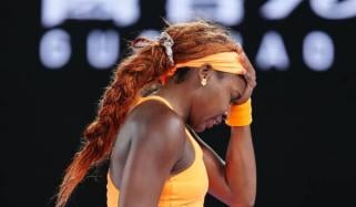 Coco Guaff smashes racket in frustration after crushing loss to Svitolina