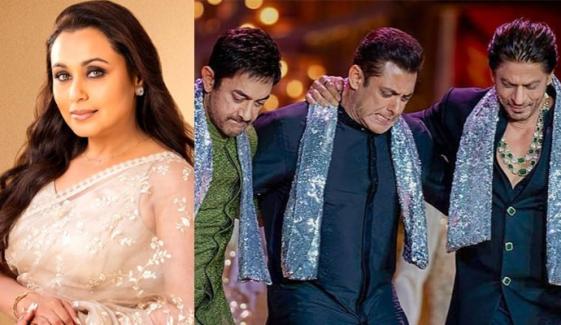 Rani Mukerji hails Khan trio, credits them for shaping her Bollywood journey