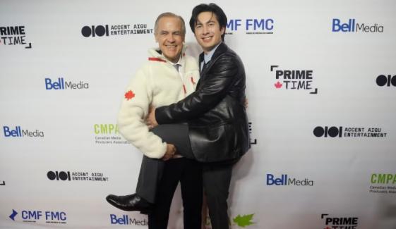 PM Carney calls Hudson Williams his 'best friend', claims credit for 'Heated Rivalry'