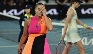 Aryna Sabalenka turns Australian Open heartbreak into comedy gold