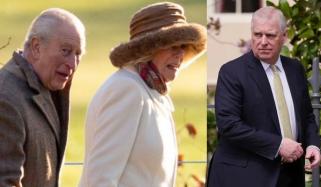 King Charles, Queen Camilla make 1st joint appearance amid Andrew’s new drama
