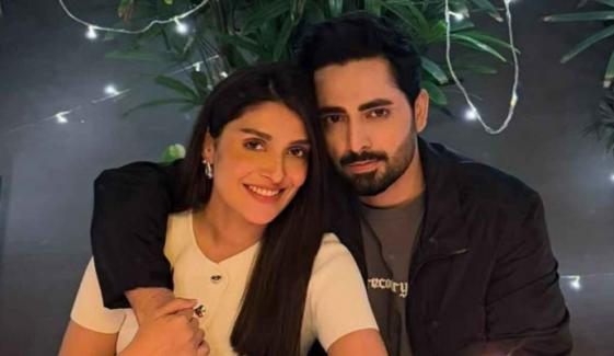 Ayeza Khan clashes with Danish Taimoor for playful padel match: Watch
