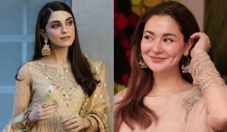 Maya Ali reacts to Hania Aamir's blunt fashion statement    
