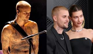 Hailey Bieber melts over Justin Bieber’s steamy shirtless Grammys moment