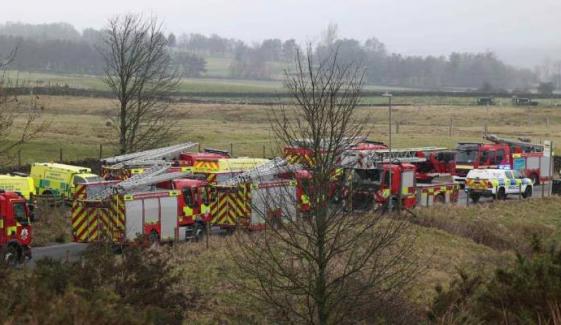 Littleborough plane crash: Light aircraft down with two people onboard