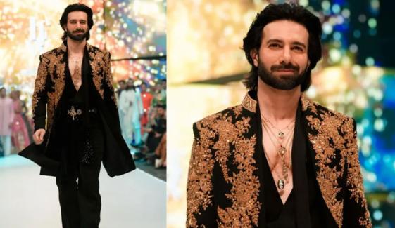 Emmad Irfani sets ramp on fire in first runway appearance after ten years