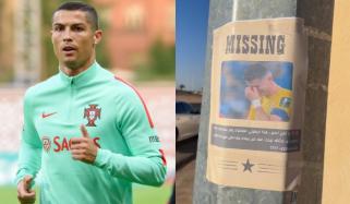 Cristiano Ronaldo 'missing' poster teases star after Al Nassr match absence
