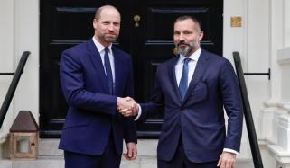 Prince William bonds with Aga Khan in special meeting at Kensington Palace