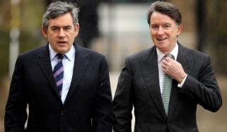 Peter Mandelson under fire as former PM Gordon Brown weighs in