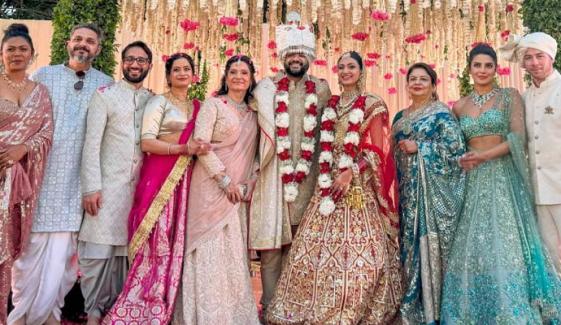 Priyanka Chopra celebrates her brother Siddharth Chopra's first wedding anniversary