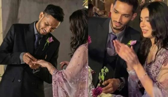 Talha Anjum gets engaged to Zoeia Karim in intimate ceremony 